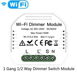 WiFi Smart Light Dimmer Module / Switch Module Smart Life Tuya APP Remote Control Work via Alexa Google Home 1/2 Way 1/2 Gang