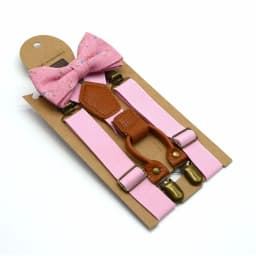 Child Kids Adjustable Elastic Suspenders Bow Tie Set for Children Boys Girls Wedding Birthday Costume Party Fashion Accessories