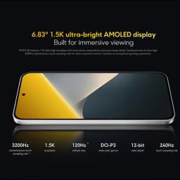 Global Version POCO X8 Snapdragon® 6s Gen 4 Smartphone NFC 50MP main camera 8340mAh 6.83" AMOLED display 67W HyperCharge