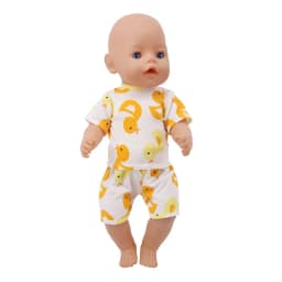 25 Styles Yellow Skirt Doll Clothes For 43 Cm Baby Doll & 18 inch American Doll Girl's Dress,Our Generation Accessories Toys