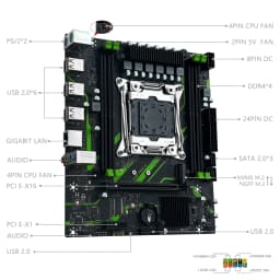 MACHINIST X99 PR9-H Motherboard Combo With Intel Xeon E5 2650 V3 CPU LGA 2011-3 Support DDR4 Dual-channel RAM NVME/SATA M.2