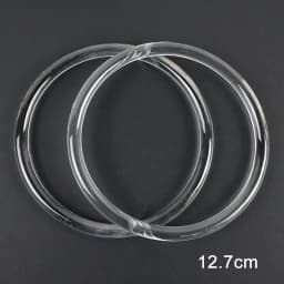 2/4/10Pcs Deepeel Acrylic Transparent Bag Handle Plastic Circle Ring Frame Handbag Replace Handles Woven-bag Brackets Accessory
