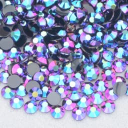 JUNAO 4mm 5mm 6mm Jelly Pink AB Flatback Round Rhinestones Glittler Resin Crystal Strass Nail Art Stones For DIY Decoration
