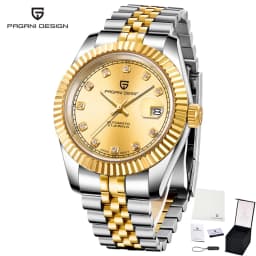 PAGANI DESIGN Men Mechanical Watch Luxury Automatic Watch Sport Stainless Steel 100M Waterproof Watch for Men