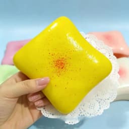 Simulation Butter Toast Bread Squishy Toys for Stress Relief Soft Slow-Rise Anti-Anxiety Sensory Fidget Toys for Adults ADHD