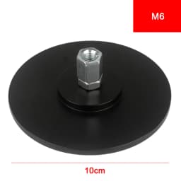 Black Suction Cup Adapter for Telescopic Linear Actuator with M6 M8 M10 3XLR Connector Reciprocating Device Attachments Parts