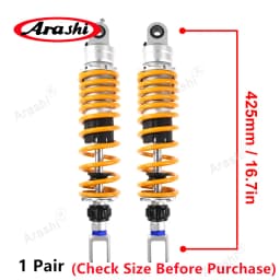Arashi Rear Shock Absorber Nitrogen Air Shock Suspension For HONDA For YAMAHA For SUZUKI 425mm / 365 / 360 / 330 / 315 / 305mm