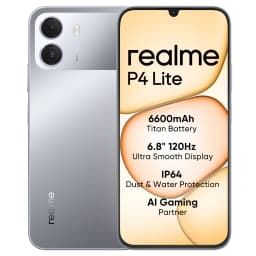 realme P4 Lite Smartphone NFC 6600mAh Battery 6.8" 120Hz LCD Display IP64 8MP Camera ,15W Charge Not Included