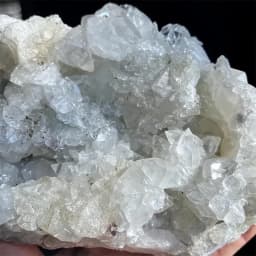 1pc Apophyllite Crystal Cluster, Glam Style Rock Crystal, Raw Stone Aquarium Decoration, Home Ornament Ideal for Gift
