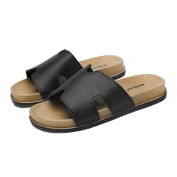 Fashion Black Slippers Man Comfortable Soft Platform Slippers For Men Designer Casual Slippers Outdoor Beach Shoes Men's Slides