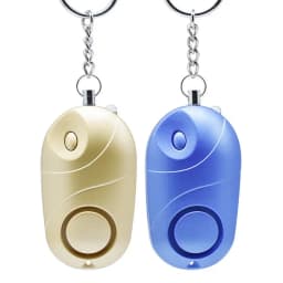 Personal Alarm Safe Sound Emergency Self-Defense Security Alarm Women's Wolf Guard Keychain LED Flashlight For Women Girls Kid
