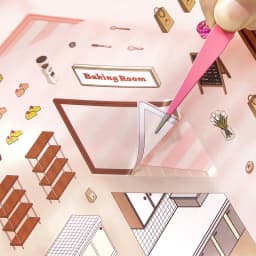 Mr. Paper 2Style Shop Management Stickers, Storage Diorama Journal Decor, Creative Scene Collage, Simulation Business Stationery