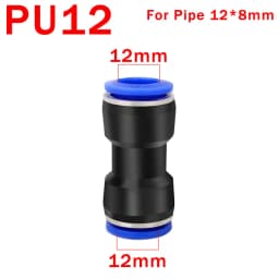 10PCS Pneumatic Fittings Quick Connector Air Plastic Hose Tube Connectors PU PG 4mm 6mm 8mm 10mm 12mm Push Into Pluglug