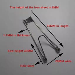 10pcs/lot Mounting Spring Clips Spring For Lamp Led Downlight Torsion Spring Spring Clips Lighting Accessories