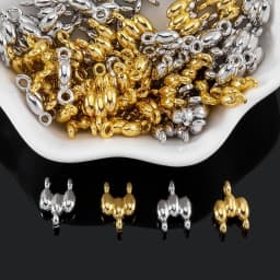 18K Gold Plated 2-row Connectors Brass Connectors For Jewelry Making For Bracelets Accessories DIY Necklaces Findings Wholesale