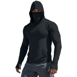 UPF50+ Performance T-Shirt Man Long Sleeve Summer Hoodie Casual Sun Running Quick Dry Sunscreen Fishing Ice Silk Pullover Shirt