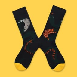 1 Pair Canvas Lattice Plant Art Funny Socks Women Novelty Abstract Cute Socks Women Jacquard Crew Female Calcetines Divertidos
