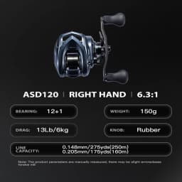 Cylius Ashmoon Total 13BB True Saltwater Proof Alloy Baitcasting Reel 6Kg Drag Power BFS Reel Long Cast Pike Bass Fishing Reels