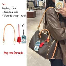 Decorative Chain For Speedy Trunk25 Bag Chain Bag Charm Bag Decoration Keychain Luggage Tag Boarding Pass Bag Accessories