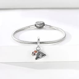 Mexican Sun Moon Charms Bead 925 Sterling Silver CZ Zircon Pendants Fit Original Bracelet DIY Jewelry Gift