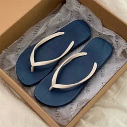XIXITIAO Women Flip Flops Summer Casual Solid Color Beach Sandals Comfortable Lightweight Non-Slip Falt Bathroom Slides Couples