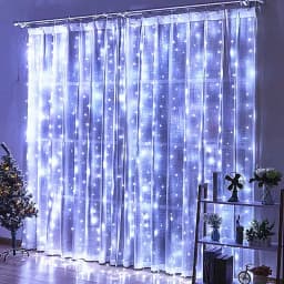 USB LED Curtain String LightsRemote Festoon 8 Modes Garland Lamp Wedding Outdoor Bedroom Muslim Ramadan Decorations EID Mubarak