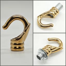 6pcs/lot Load-bearing Hook Opening Hook Lamp Accessories Hook Dining Crane Bar Pendant Lamp M10 Lamp DIY Accessories
