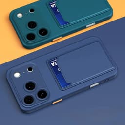 Luxury Soft Silicone Wallet Phone Case For iPhone 17 Air 16E 15 14 11 13 12 Pro XS Max Plus XR X Card Holder Slot TPU Back Cover