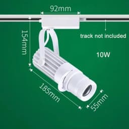 Theater Stage Zoom Spotlights, LED Focus Logo Projector Track Lights,Industrial Gobo Lights for Company Restaurant Store Wedding