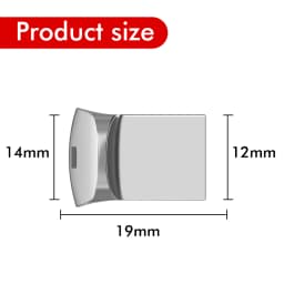 Mini Metal USB 2.0 Flash Drive 64GB Creative Business Gifts Memory Stick 32GB Pen Drive Silver Storage Devices Tiny U Pendrive