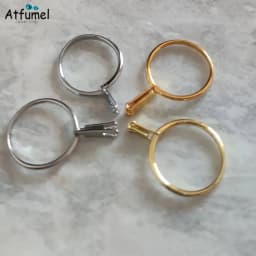 Metal Spring Type Ring Diamond Four-Claw Tweezers Stone Gemstone Holder Display Jewelry Tools Wedding Ring Try-on Equipment 1PC
