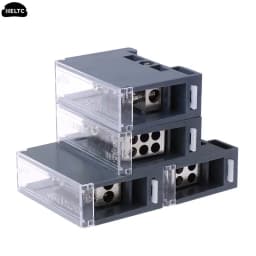 1PCS 150A Din Rail Terminal Block Distribution Box One in Multiple out Universal Power Junction Box for Circuit Breaker