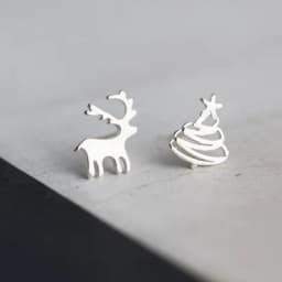 Silver Plated Creative Ear Hole Earrings for Women Prevent Korean Style Stud Earrings Allergy Earrings Fine Jewelry Accessories
