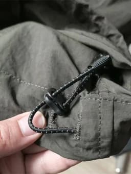 Outdoor Men's Casual Pants Multiple Pockets Drawstring Elastic Waist Waterproof Windproof All Weather Functional Trousers