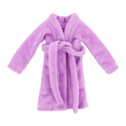 Doll Clothes Bathrobe Mulitcolor Robe Plush Solid/Leopard Dress For 11.8inch 30Cm Accessories Baby Girl's Holiday Gifts