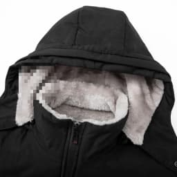 Men's Thickened Winter Fleece Jacket with Hood Lined Warm Casual Outerwear for Middle-Aged Men