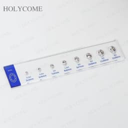 Free LOGO Custom Comparison Chart Kit Set With Ring Settings Fancy Shapes Gemstone 5A CZ Diamond Carat Sizes for Jewelry Store