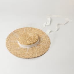 Short Height Women Straw Hat with Black Ribbons Mini Top Straw Headwear with Clips Craft Making Fascinator Millinery Headbands