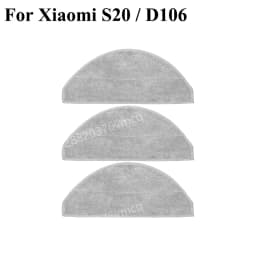 Compatible For Xiaomi Robot Vacuum S20 / D106 Parts Main Side Brush Hepa Filter Mop Cloth Dust Bag Replacement Spare Accessories