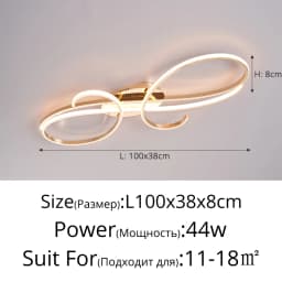 Modern Floor LED Ceiling Light Remote Control Nordic Ceiling Lamp For Living Room Bedroom Dining Room Home Indoor Lighting Decor