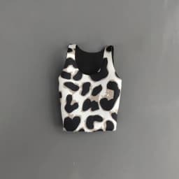 1/6 Miniature Doll Soldier Leopard Print Vest Trendy High Elastic Clothing For 30cm Doll Round Neck T-shirt Hiking Casual Tank