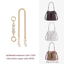 Bag Extension Chain For Coach Rowan21 Bag Decoration Chain Beaded Pendant Fashion Bag Chain Transformation Accessories