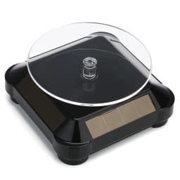 Rotating Table Mini Solar Display Stand Video Shooting Jewelry Stand Rotating Table Bracelet Product Display Jade Display Stand