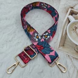 Fashionable and minimalist printed shoulder strap, adjustable and replaceable bag strap, portable luggage accessories