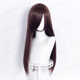 60cm Long Straight Cosplay Synthetic Wig With Bangs Golden Yellow Green Blonde Purple Heat Resistant Hair Anime Wigs + Wig Cap