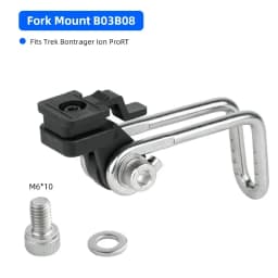 Bicycle Front Light Bracket Clamp Road Bike MTB Headlight Mount on Fork For Rocksbros/ CatEye/ XOSS/Gfitnix/Trerk