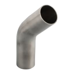 Versatile Stainless Steel Elbow 45° Degree Bend Exhaust Pipe Polished 19-51mm Silver Tool Accessories