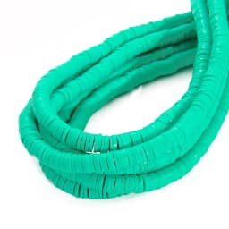 6mm 350pcs/lot Color Flat Round Polymer Clay Beads Loose Spacer Beads for Jewelry Making DIY Bracelet Necklace Earrings Design