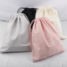 Handmade Drawstring Canvas Bags Inner Bag Bundle Pockets Custom Pouch Travel Makeup Case Women Storage Jewelry DIY Bag Basket