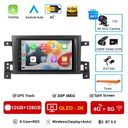 2din Car radio Android 16 For Suzuki Grand Vitara 3 2005-2010 2011-2015 Car Radio Multimedia Player GPS Carplay Androidauto WIFI